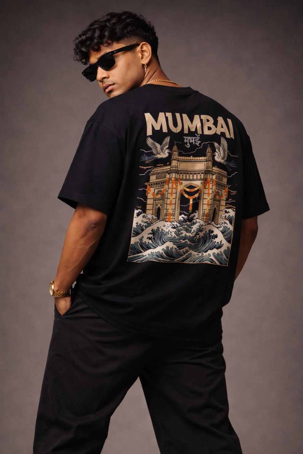 Mumbai Sagar Oversized Tee