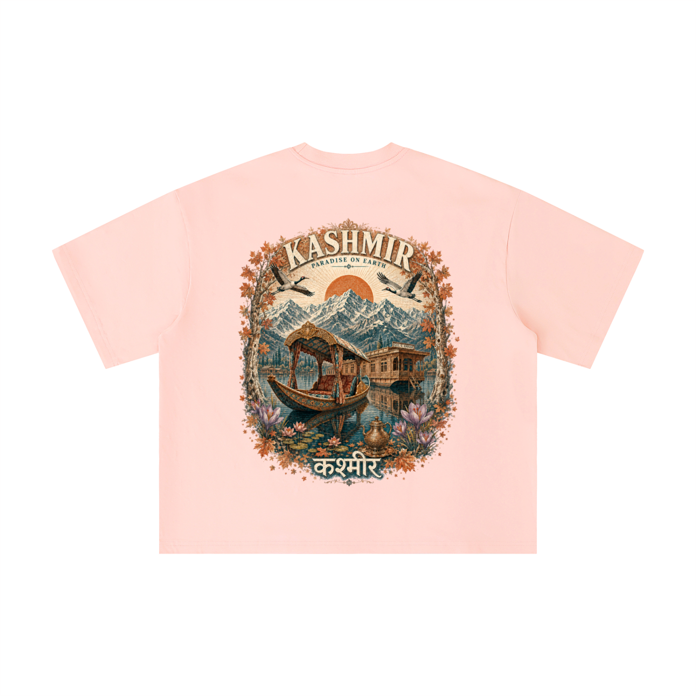 Kashmir Paradise Boxy Oversized Tee