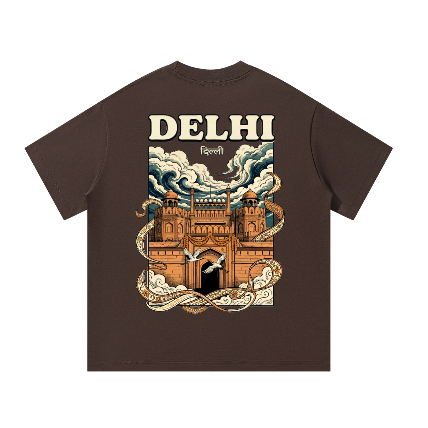 Delhi Fort Oversized Tee