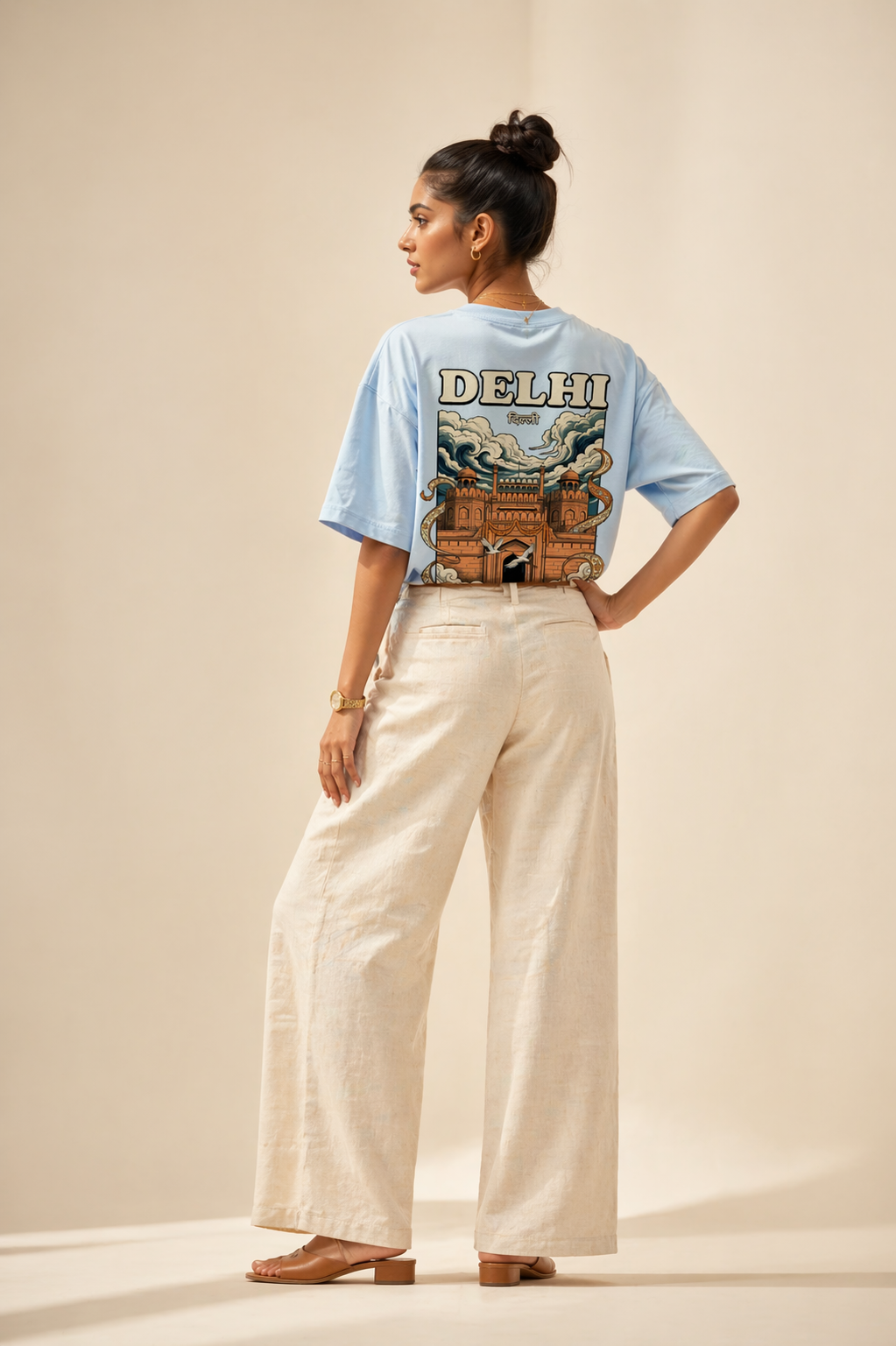 Delhi Fort Oversized Tee