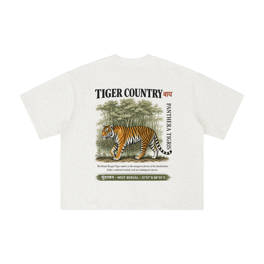 Tiger Country Boxy Oversized Tee