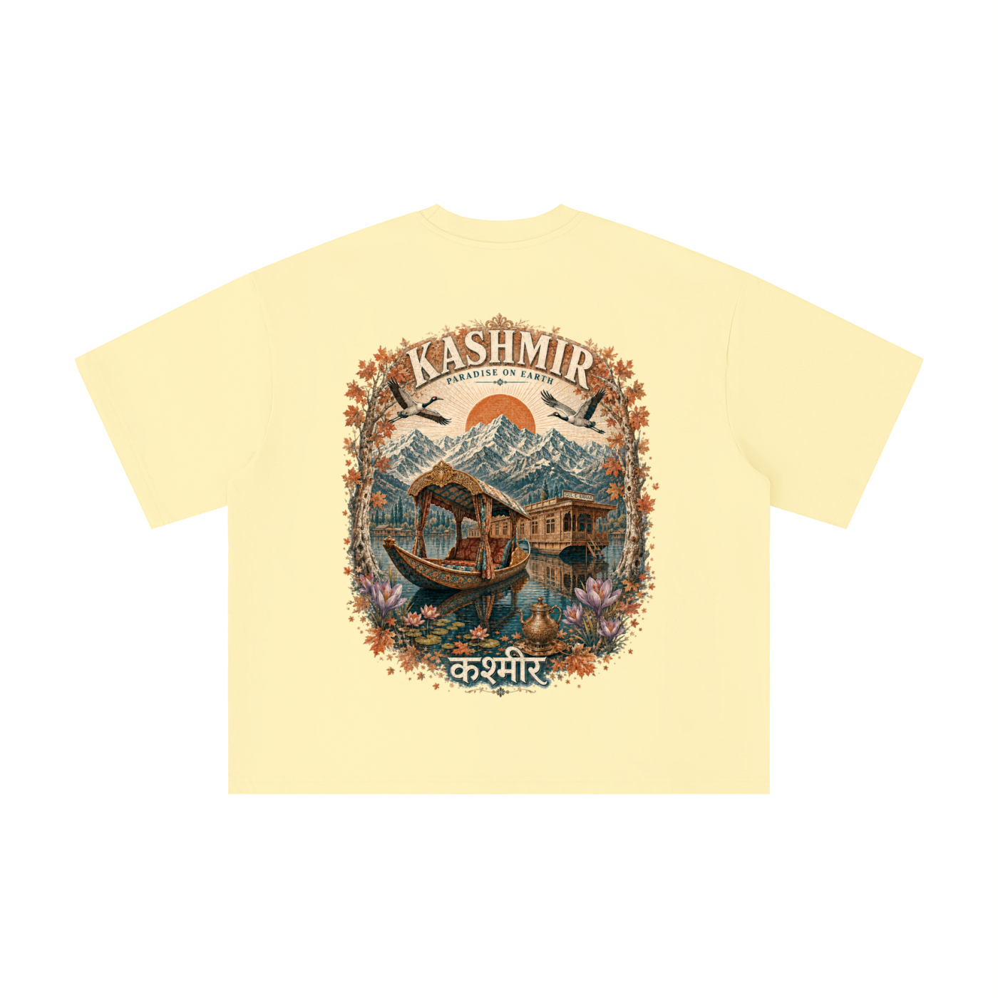 Kashmir Paradise Boxy Oversized Tee