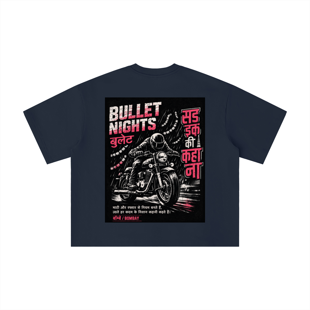 Bullet Nights - Bombay Run Boxy Oversized Tee