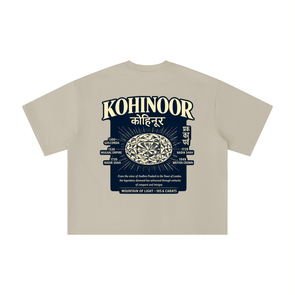 KOHINOOR - Mountain of Light Boxy Oversized Tee