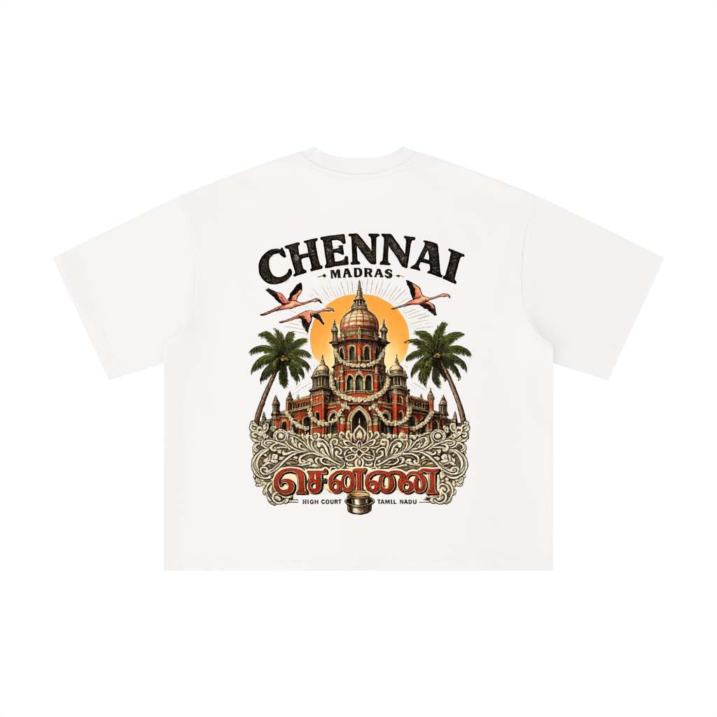 Chennai Singara Boxy Oversized Tee