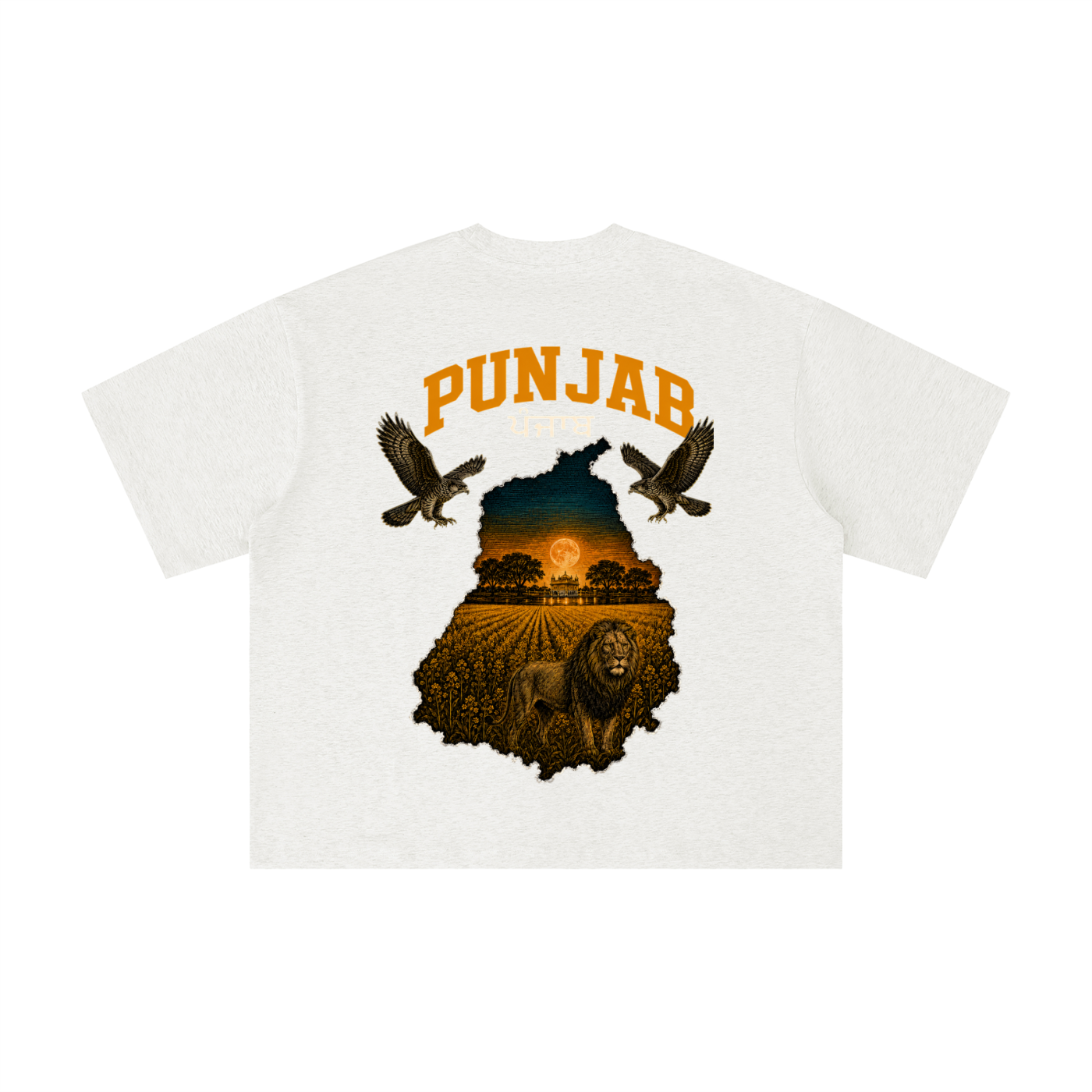 Punjab Sher Boxy Oversized Tee