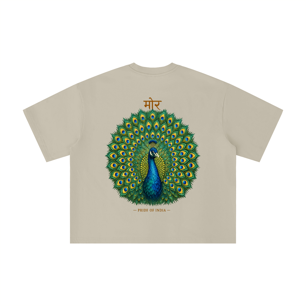 Mor Mandala Pride of India Boxy Oversized Tee