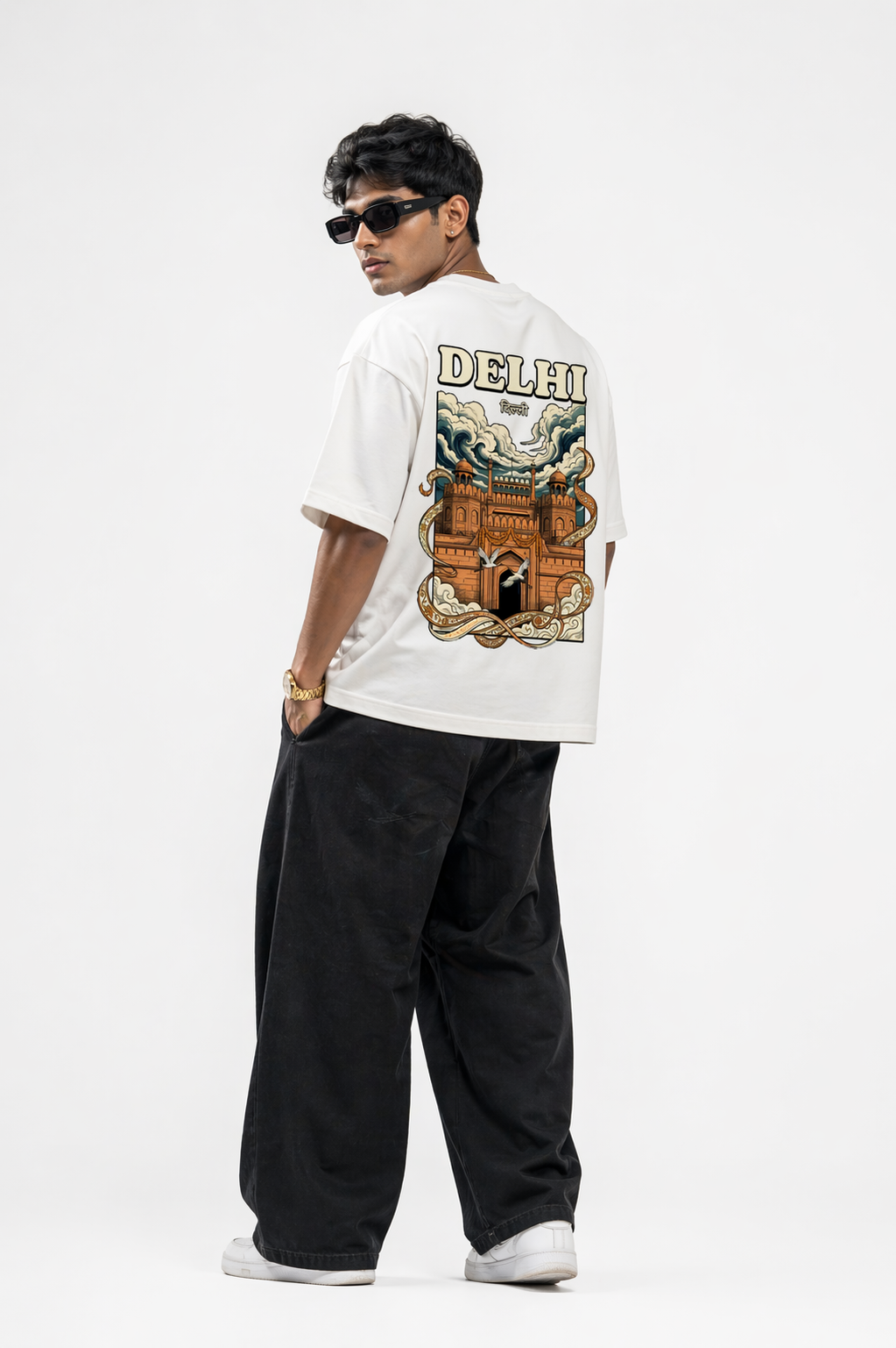 Delhi Fort Oversized Tee