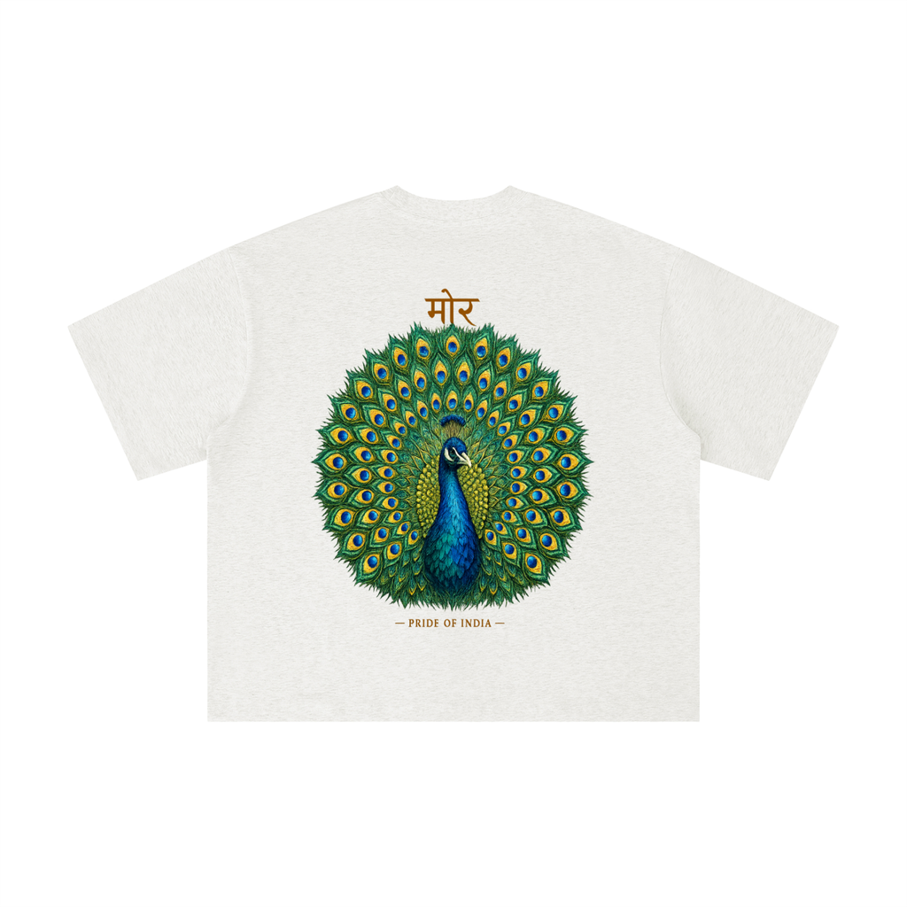 Mor Mandala Pride of India Boxy Oversized Tee