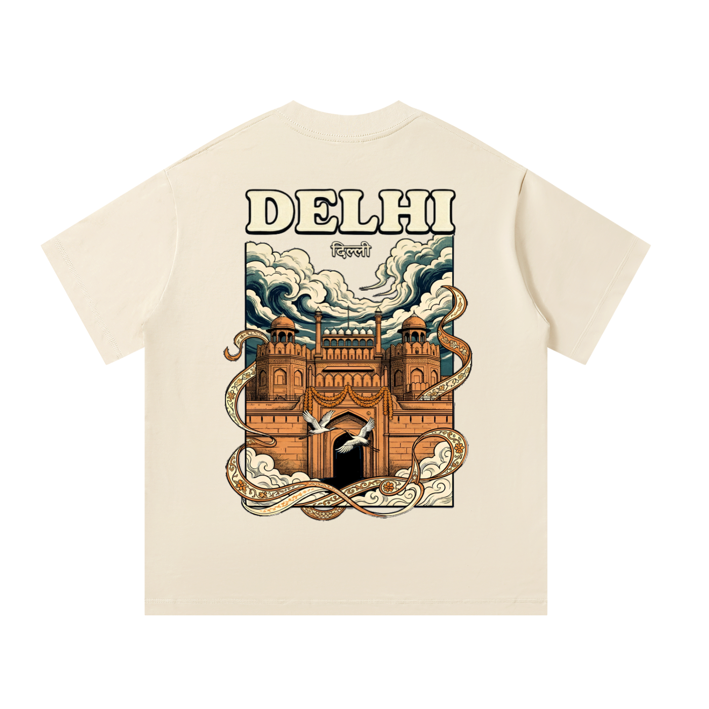 Delhi Fort Oversized Tee