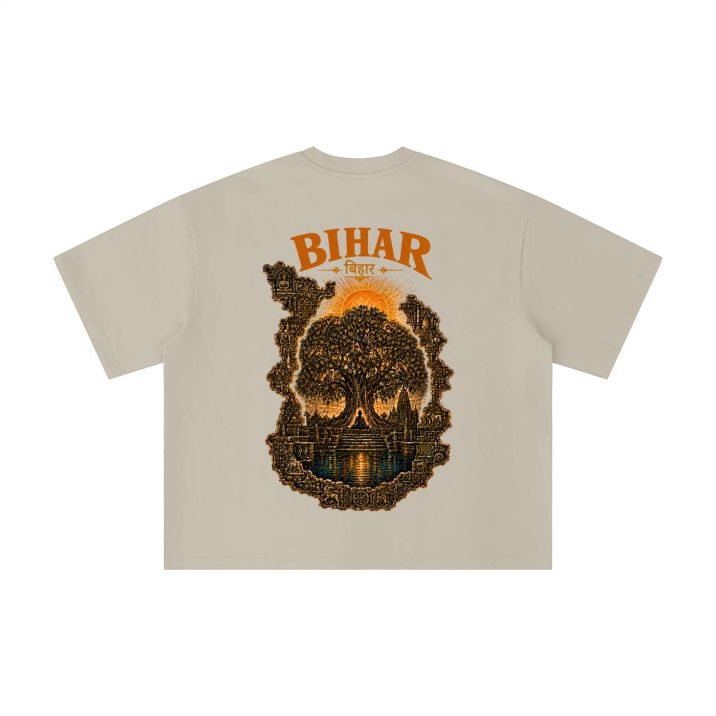 Bihar Heritage Boxy Oversized T-Shirt