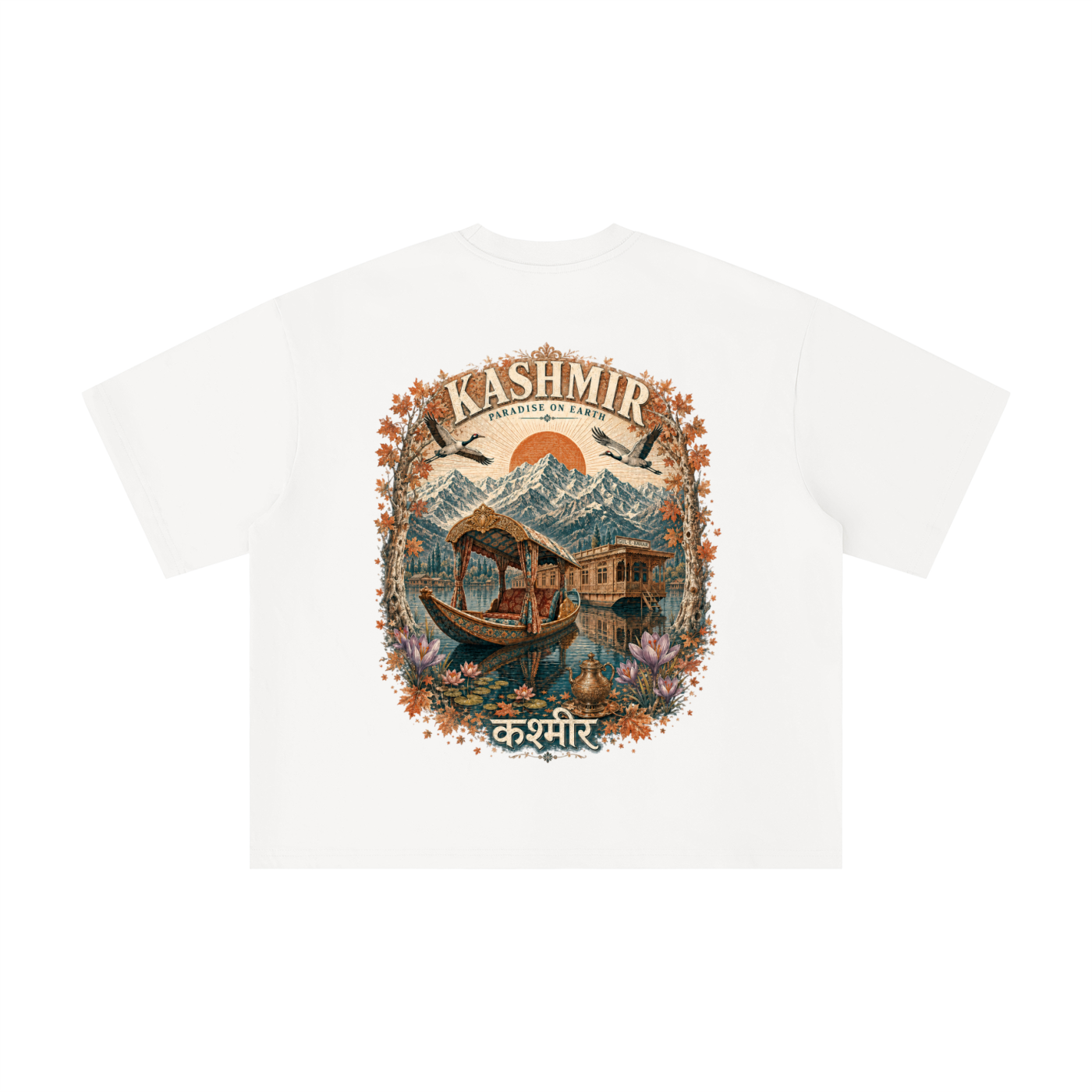 Kashmir Paradise Boxy Oversized Tee