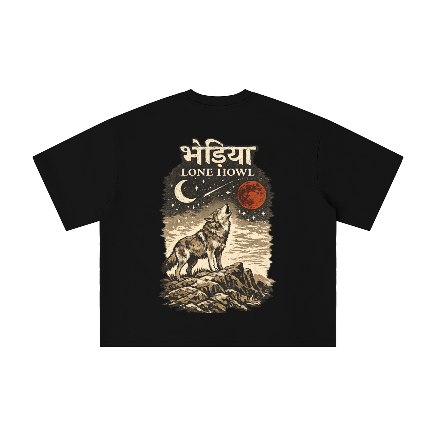 Aravali Lone Howl Boxy Oversized Tee