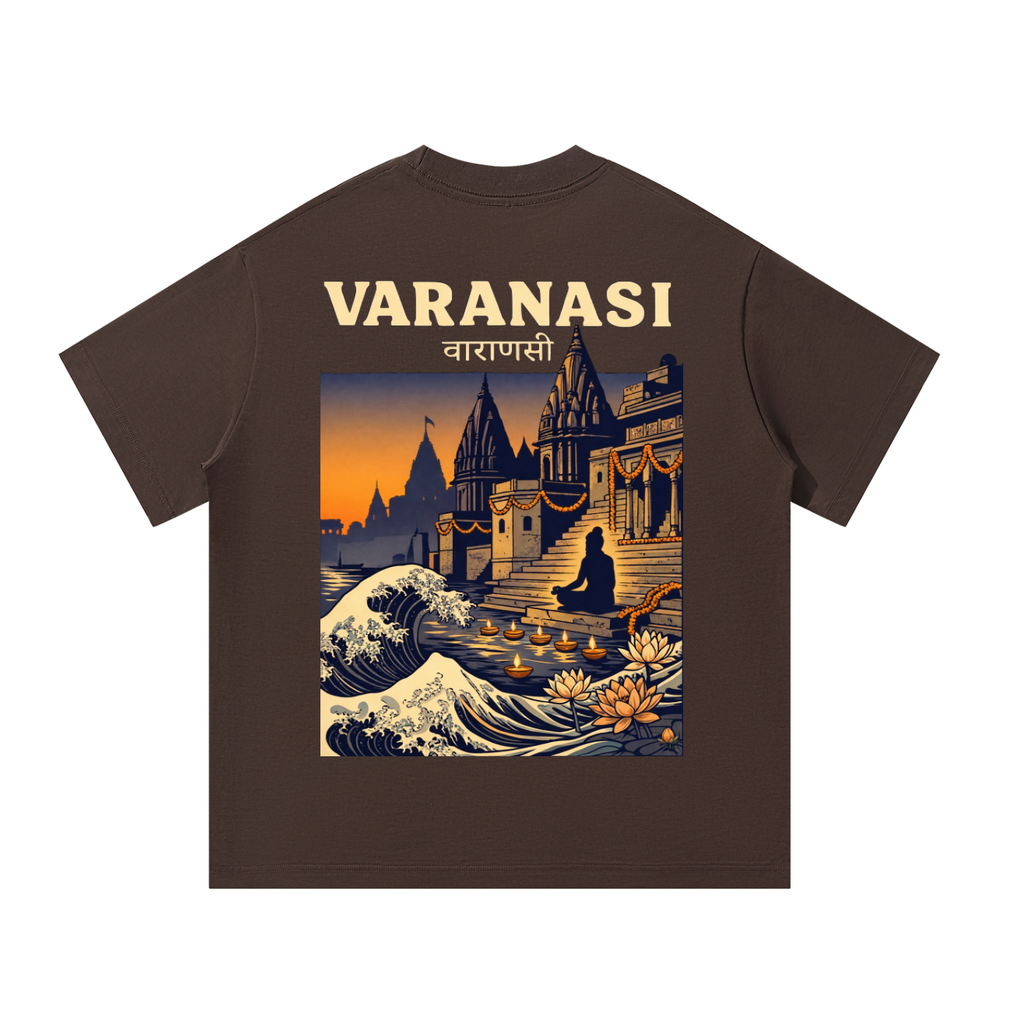 Varanasi Ghats Oversized Tee
