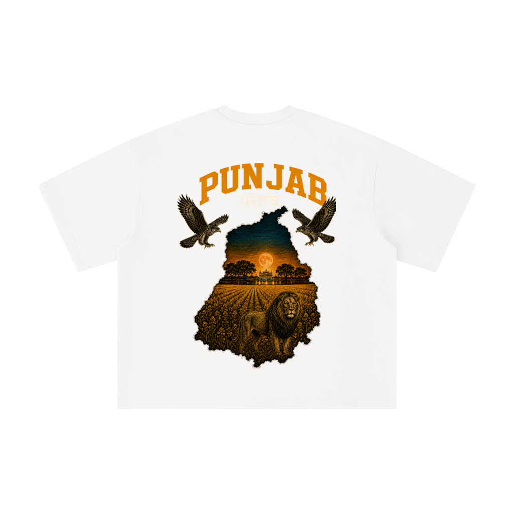 Punjab Sher Boxy Oversized Tee