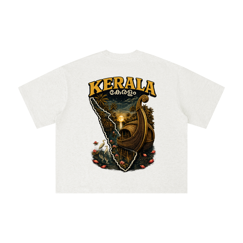 Kerala Backwaters Boxy Oversized Tee