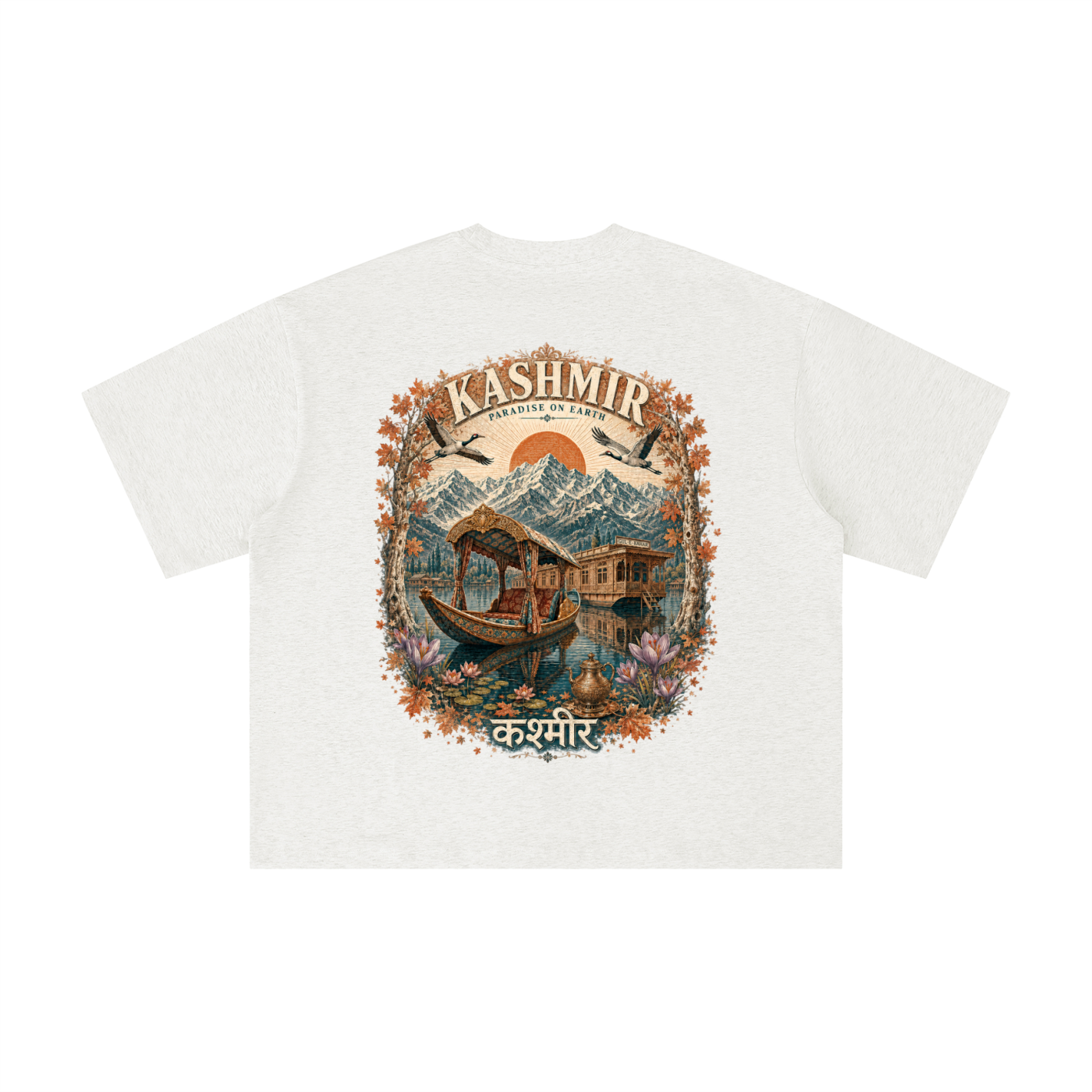 Kashmir Paradise Boxy Oversized Tee
