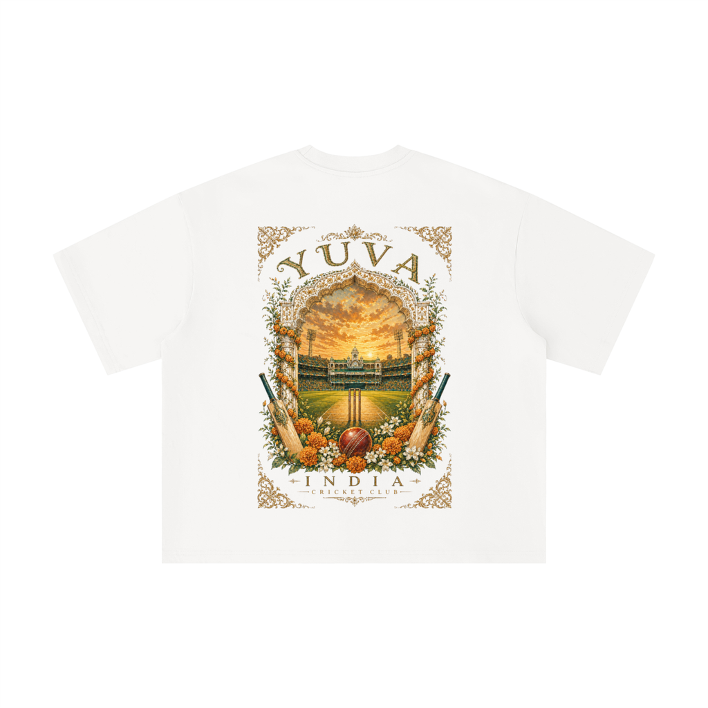 Yuva India Cricket Club Boxy Oversized T-shirt