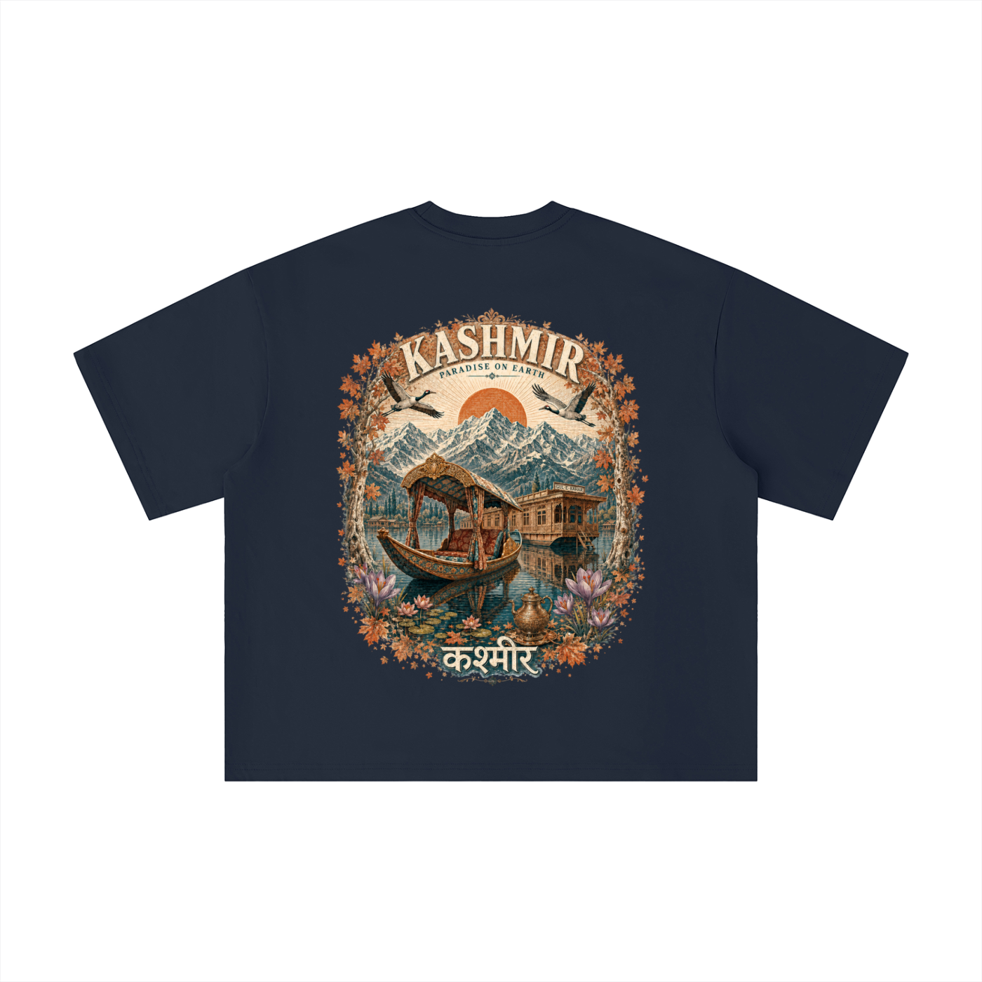 Kashmir Paradise Boxy Oversized Tee