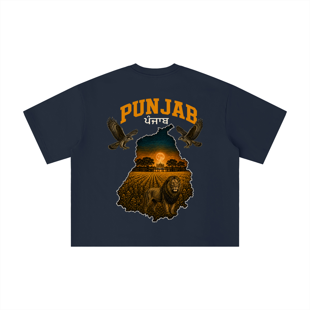 Punjab Sher Boxy Oversized Tee