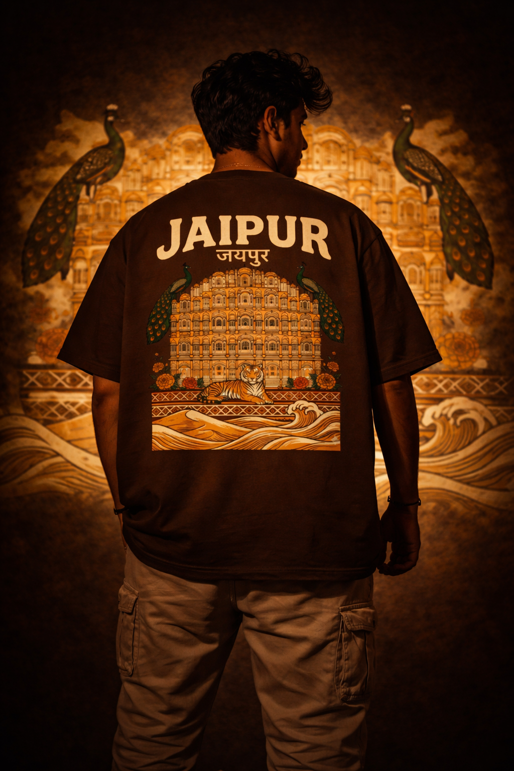 Jaipur Gulabi Oversized Tee