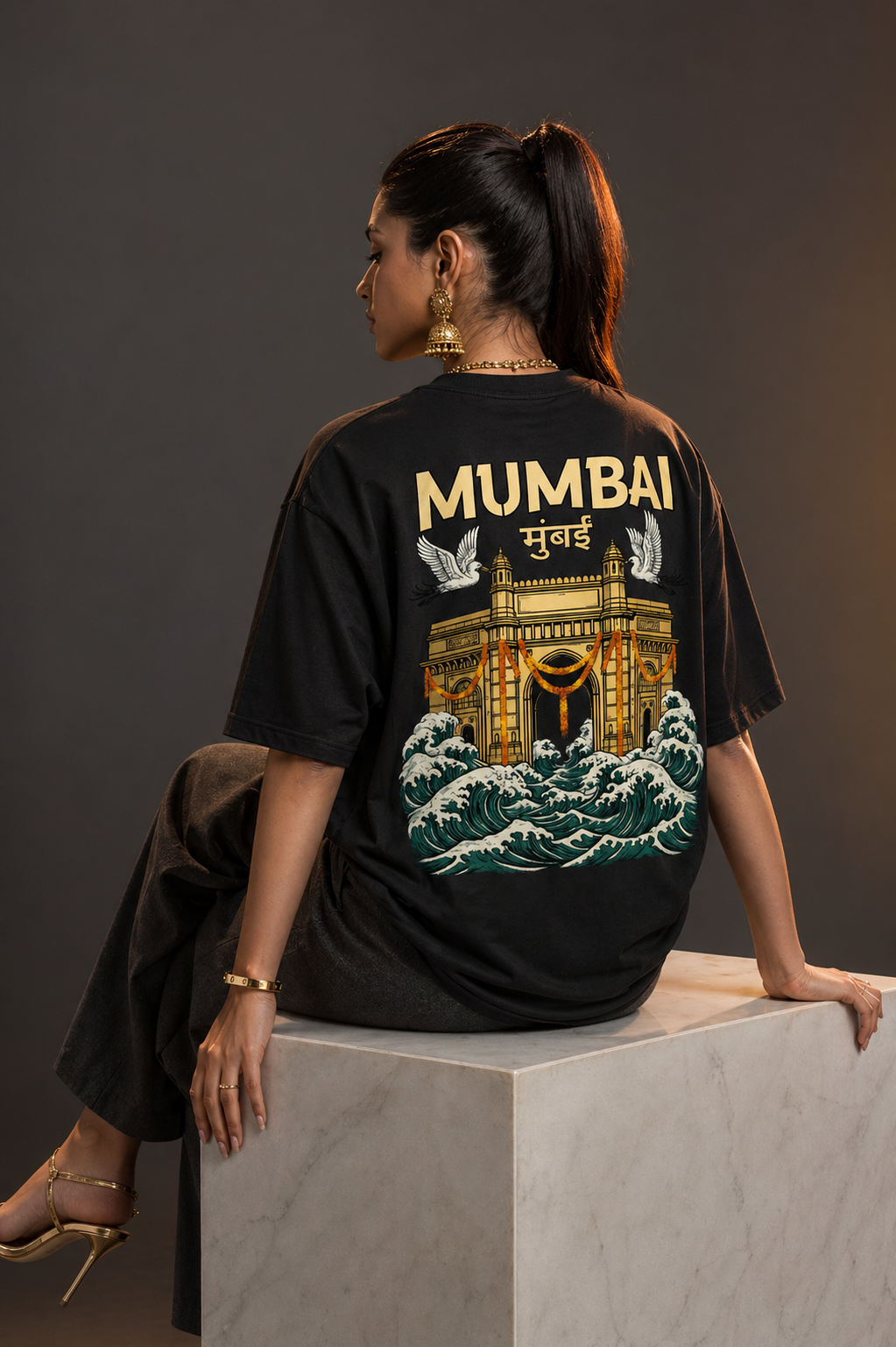 Mumbai Sagar Oversized Tee