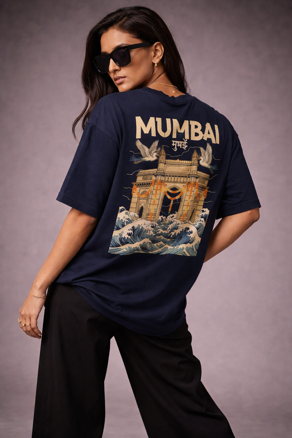 Mumbai Sagar Oversized Tee