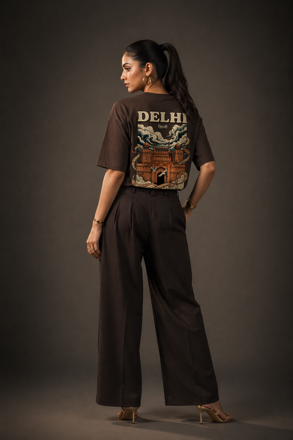 Delhi Fort Oversized Tee