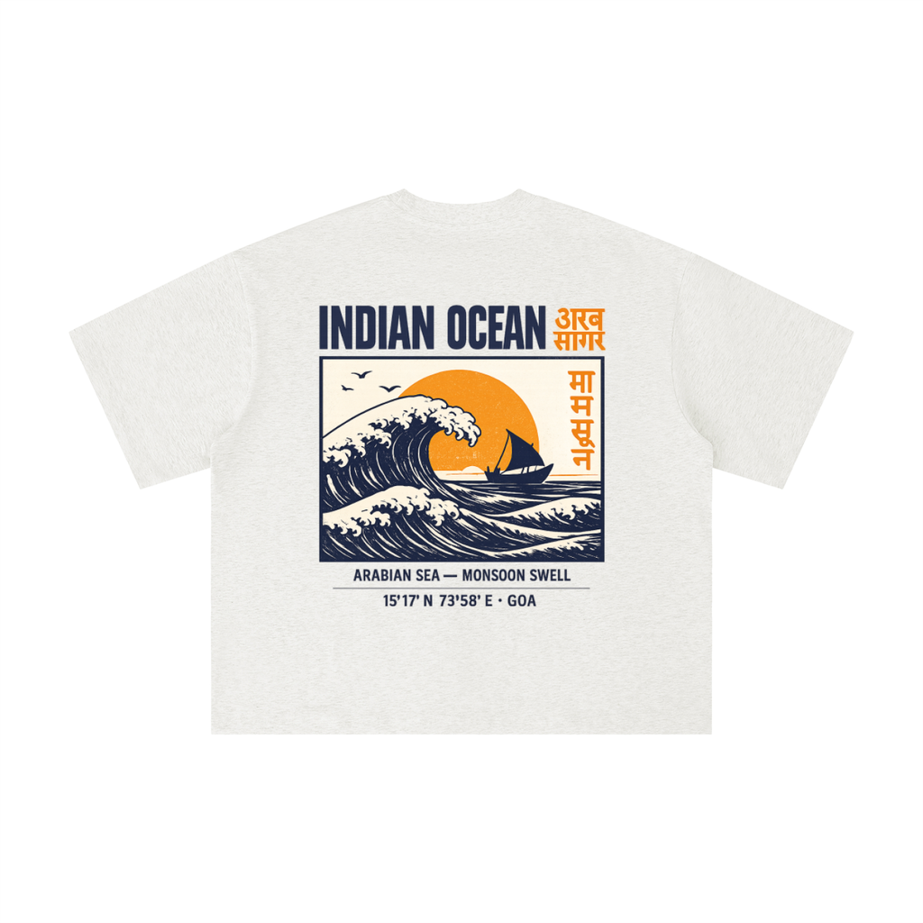Monsoon Swell - Arabian Sea Boxy Oversized Tee