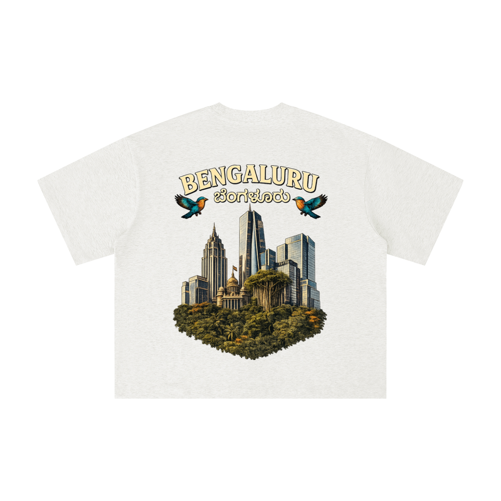 Bengaluru Skyline Boxy Oversized Tee