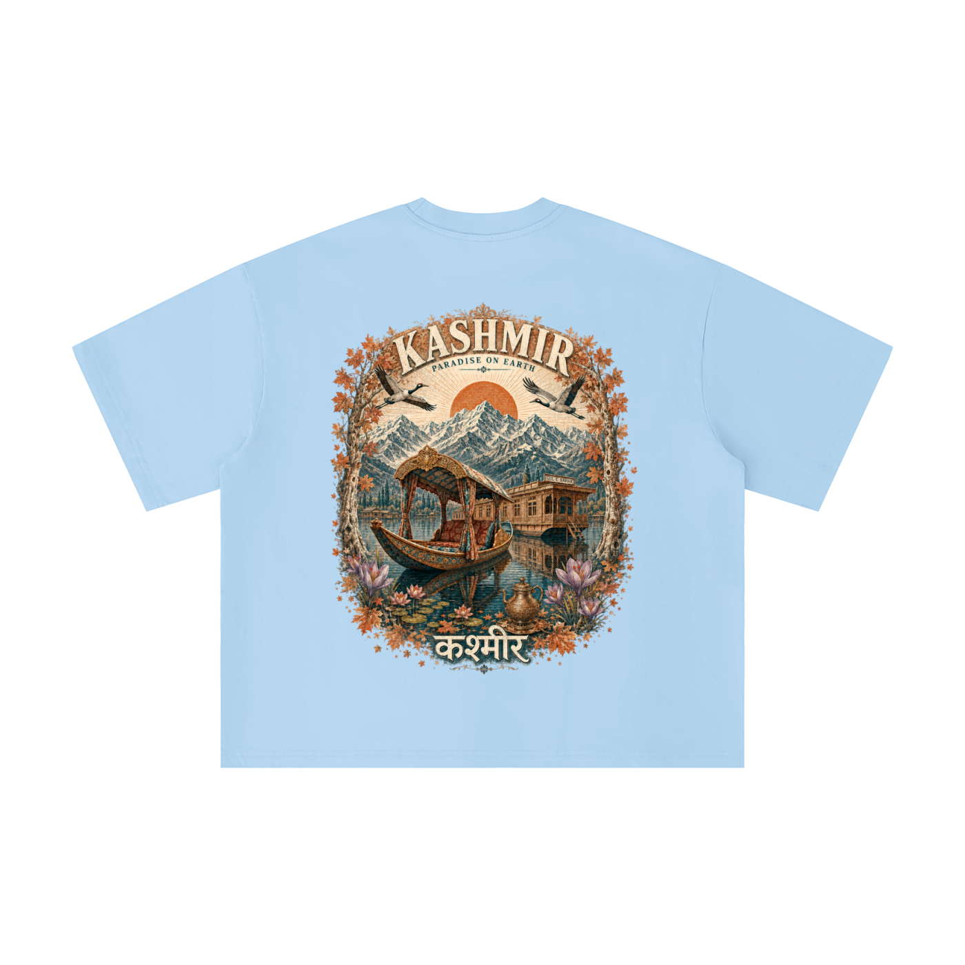 Kashmir Paradise Boxy Oversized Tee