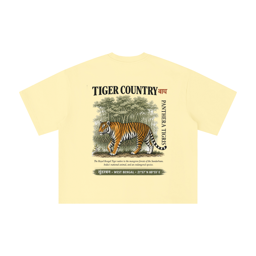 Tiger Country Boxy Oversized Tee