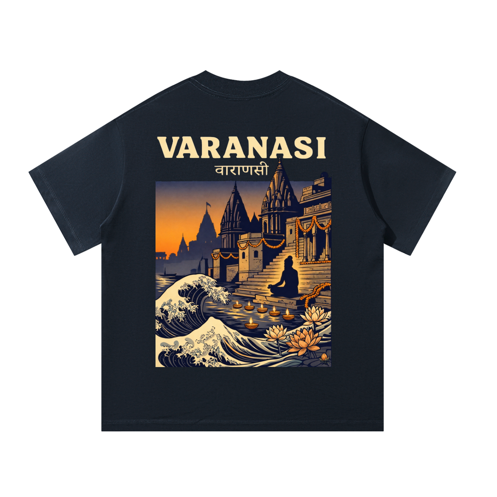 Varanasi Ghats Oversized Tee