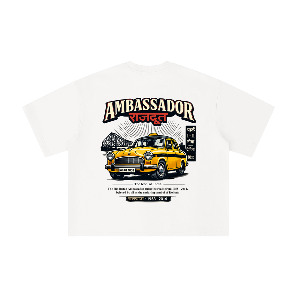 The Kolkata Ambassador Boxy Oversized Tee