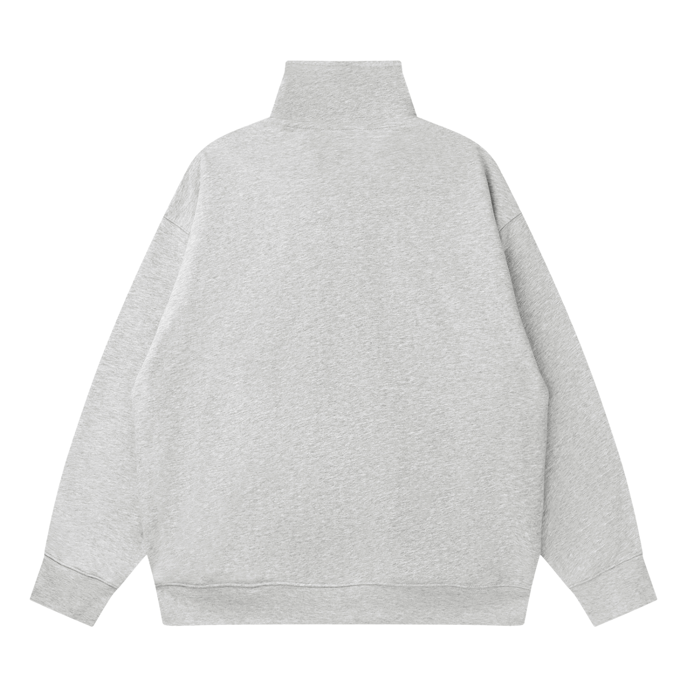 The Badge Quarter-Zip Drop Shoulder Sweatshirt
