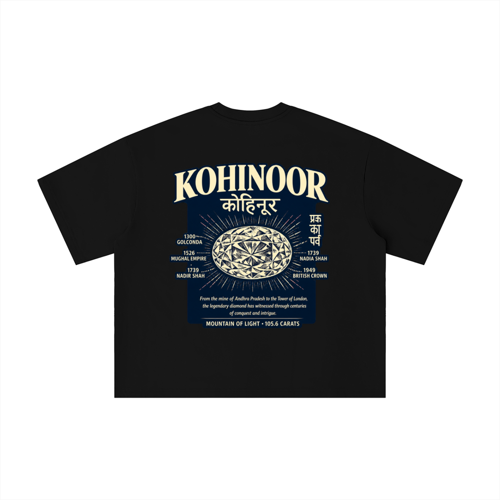 KOHINOOR - Mountain of Light Boxy Oversized Tee