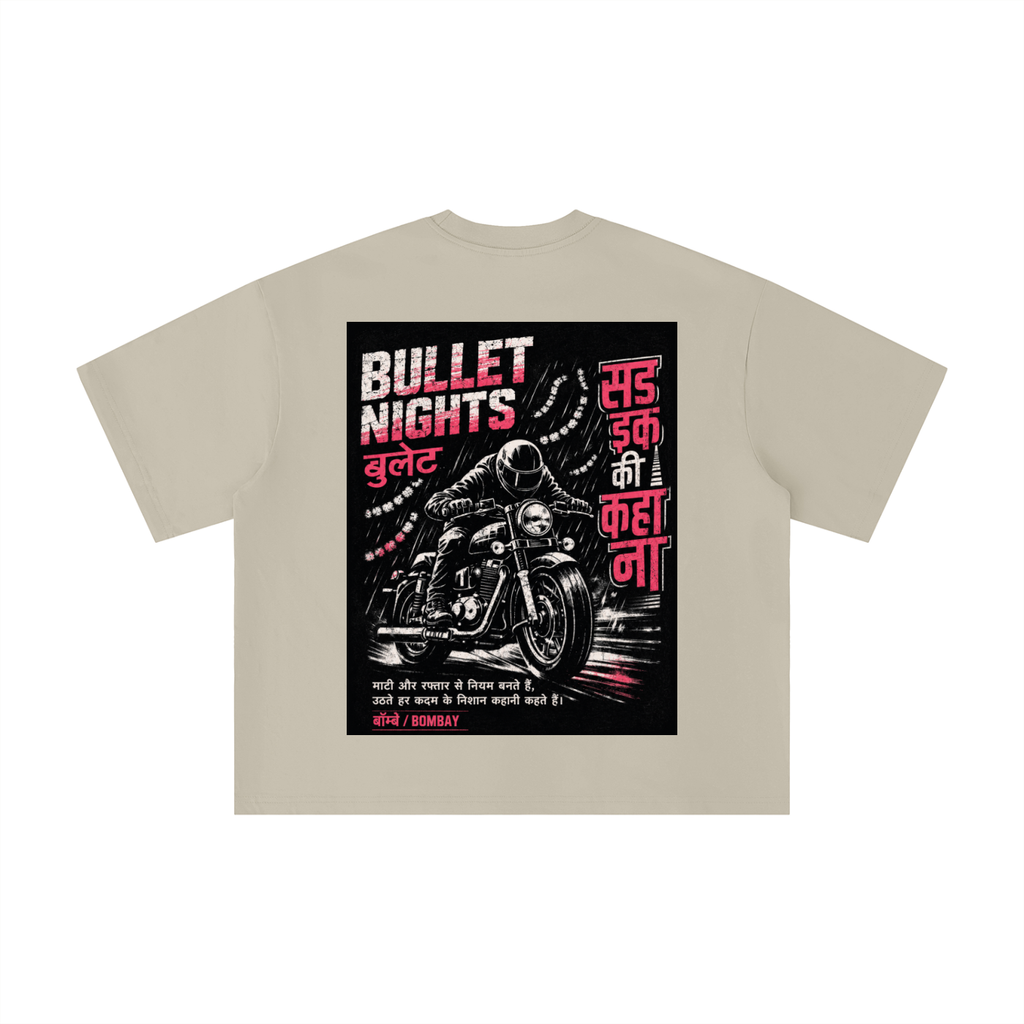 Bullet Nights - Bombay Run Boxy Oversized Tee