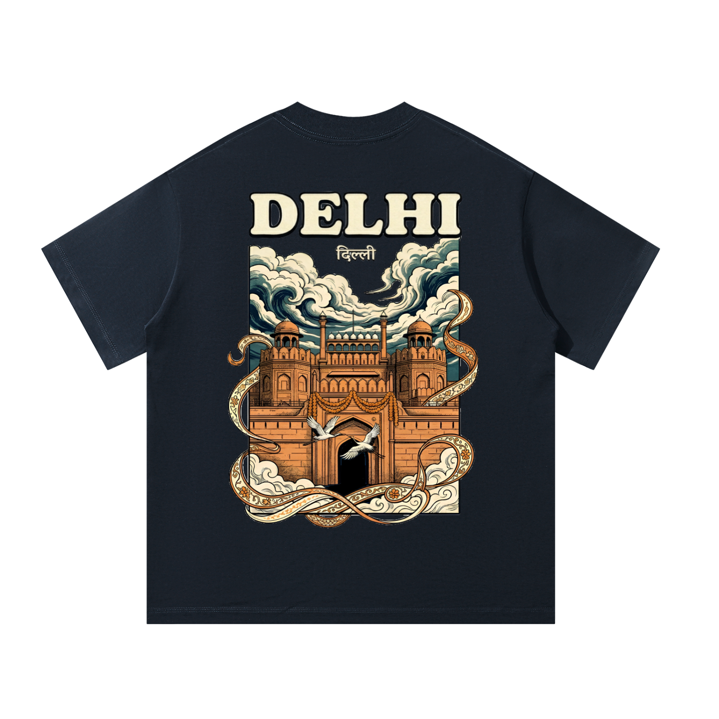 Delhi Fort Oversized Tee