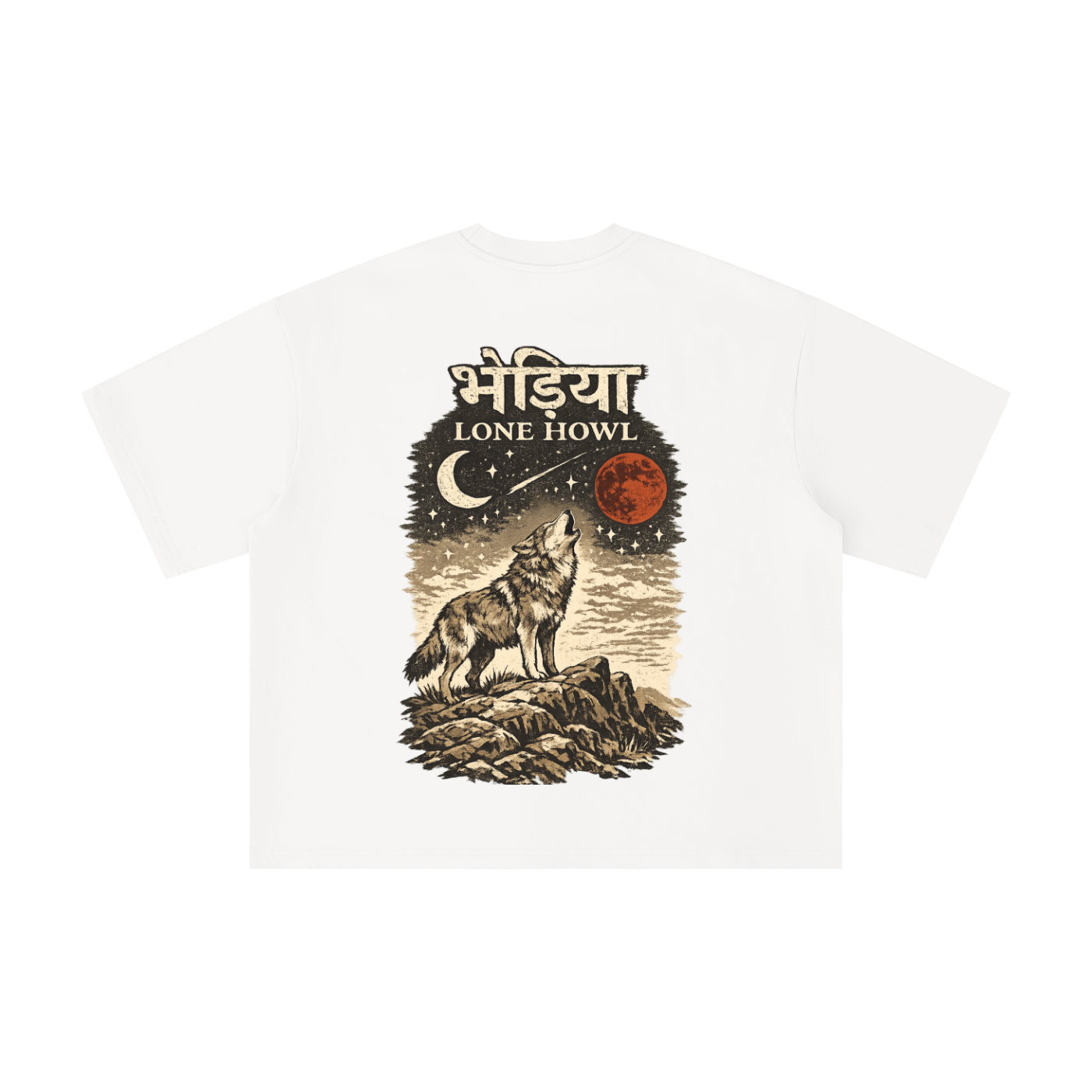 Aravali Lone Howl Boxy Oversized Tee