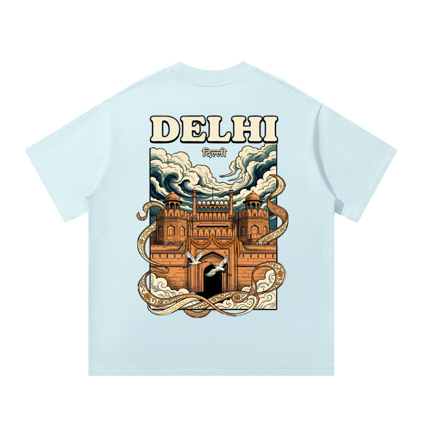 Delhi Fort Oversized Tee