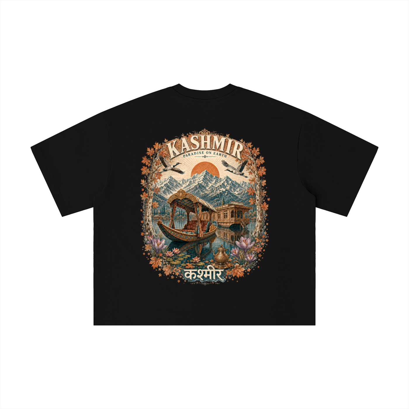 Kashmir Paradise Boxy Oversized Tee