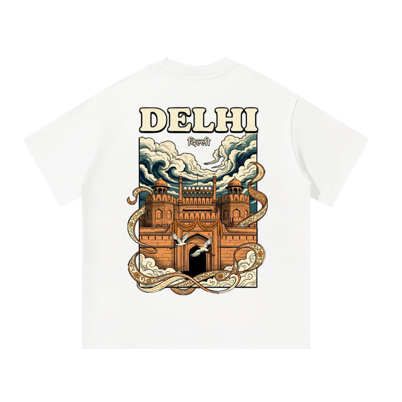 Delhi Fort Oversized Tee