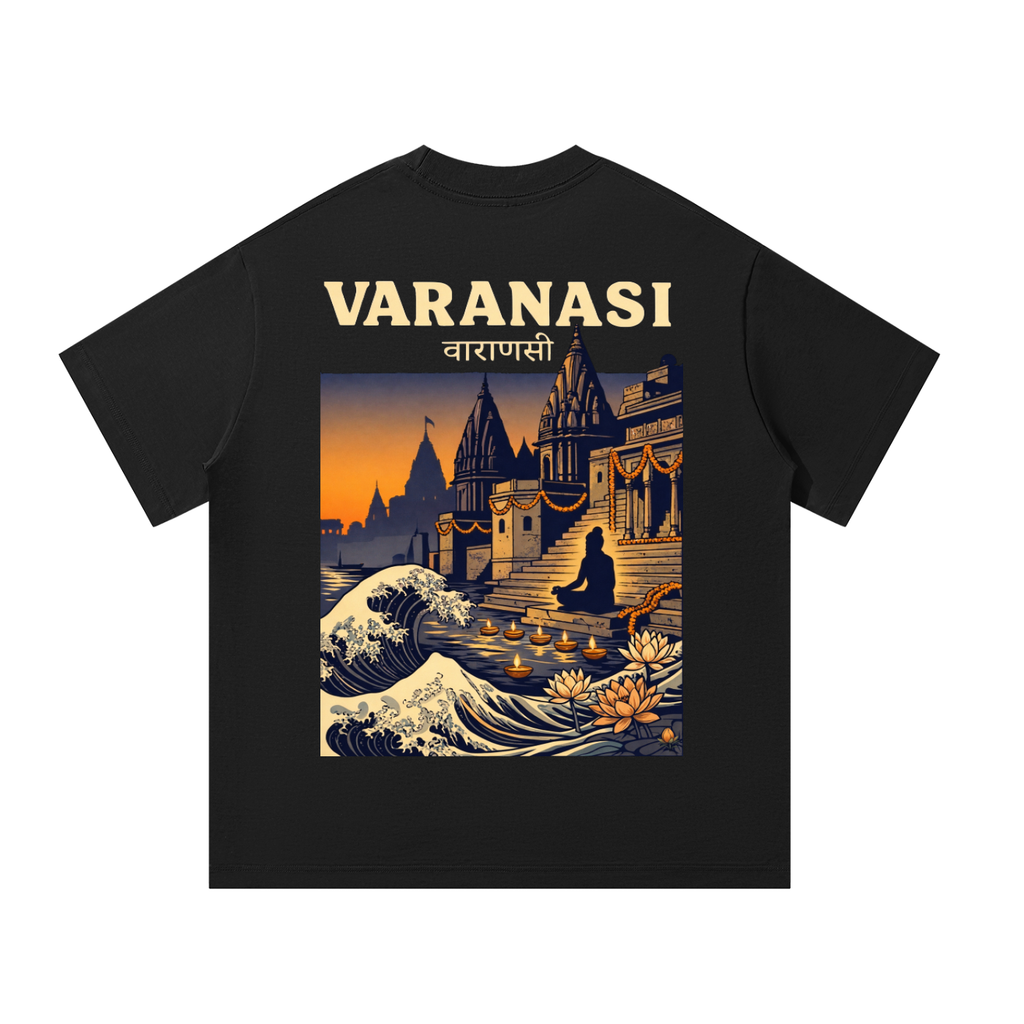Varanasi Ghats Oversized Tee