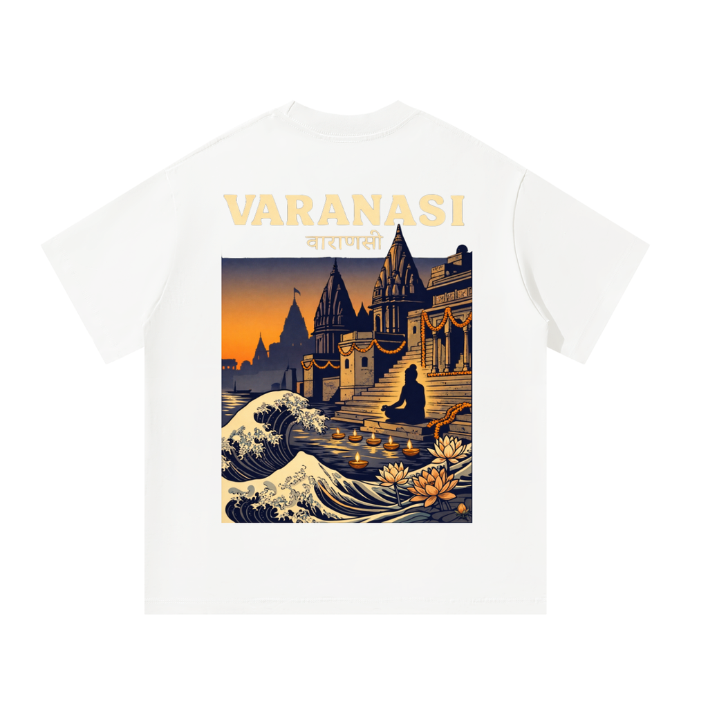 Varanasi Ghats Oversized Tee