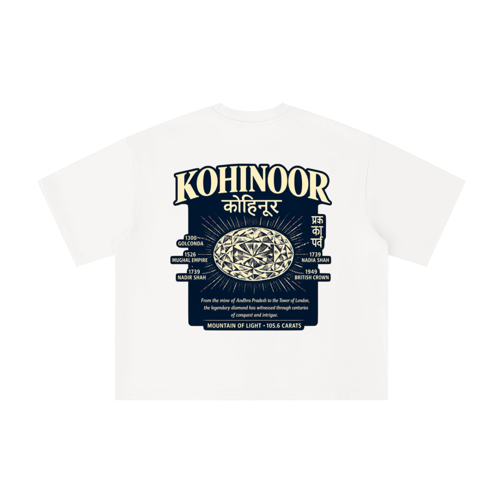 KOHINOOR - Mountain of Light Boxy Oversized Tee